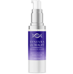 Single bottle of Synevra UltraLift serum